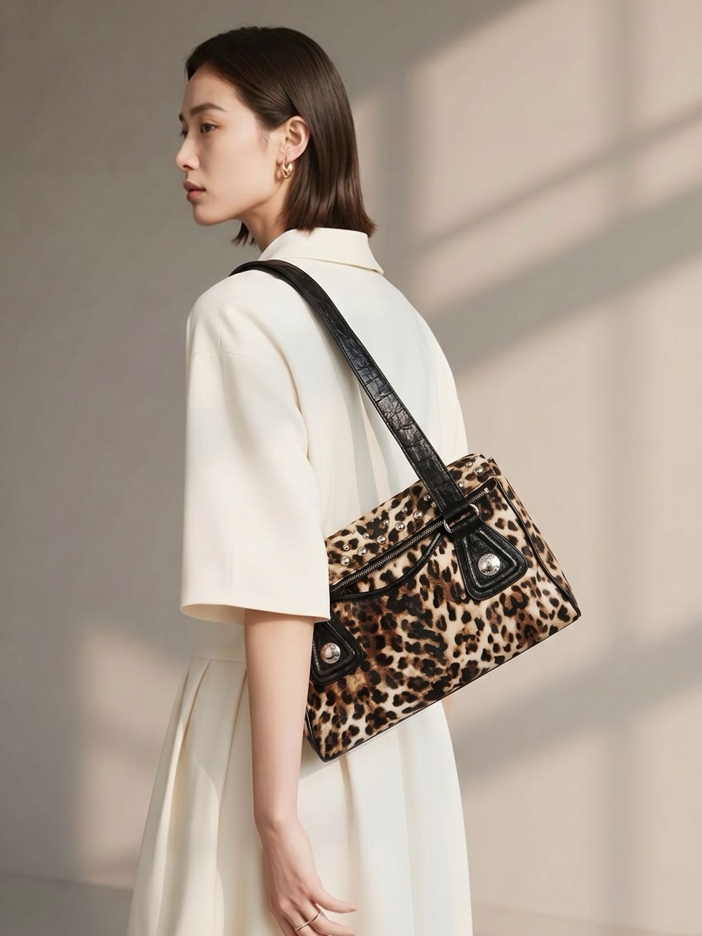 Nicole miller Cheetah Handbag